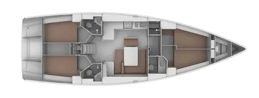 BAVARIA Cruiser 46 layout