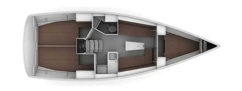 BAVARIA Cruiser 34 layout
